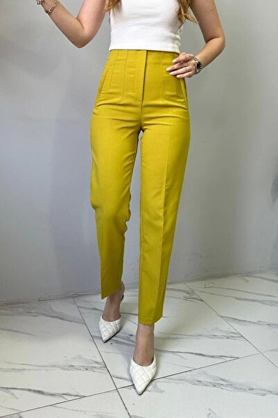 KAROL Flat Front Trousers Carrot 5113