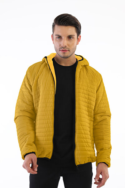 D1fference Ανδρικό εξαιρετικά ελαφρύ πράσινο αθλητικό παλτό - αντιανεμικό, φορητό, γεμισμένο με ίνες