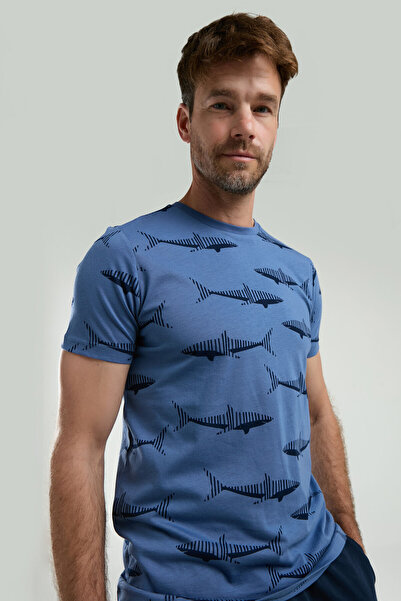 Arnetta Men's Blue Bermuda Suit