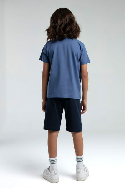 Rolypoly Boy's Green Bermuda Suit