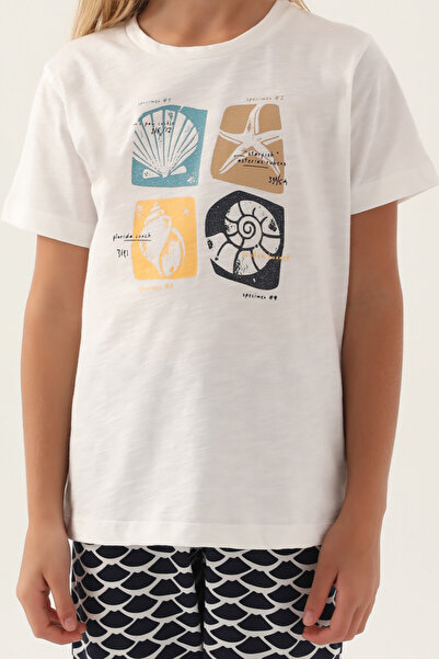 Arnetta Girl's White Pajama Set