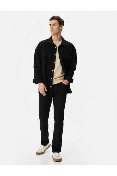 Koton Slim Straight Fit Kot Pantolon - Chadwick Jean