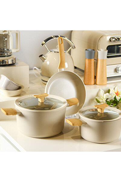 Berghoff Leo Balance Cookware Set 5 Piece Cream