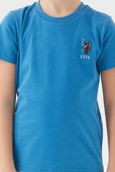 U.S. Polo Assn. U.S. Polo Assn Light Blue Mavi Erkek Çocuk Bermuda Takım