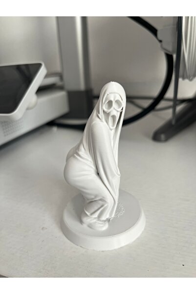 Gonulella 3D Masa - Kitaplık - Gamer Dekorasyonu Ghost Azrail Kitaplık Figürü 9 Cm