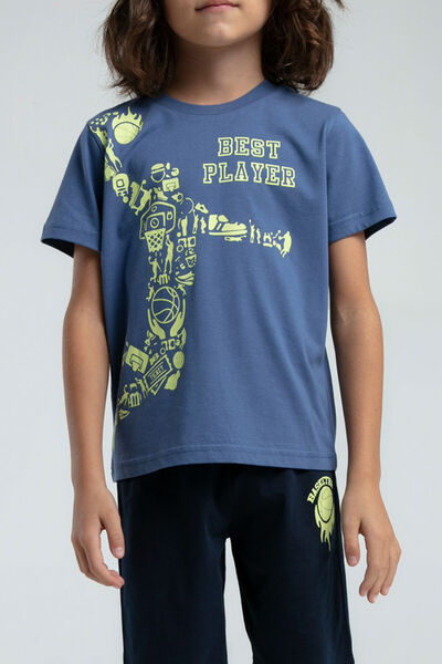 Rolypoly Boy's Green Bermuda Suit