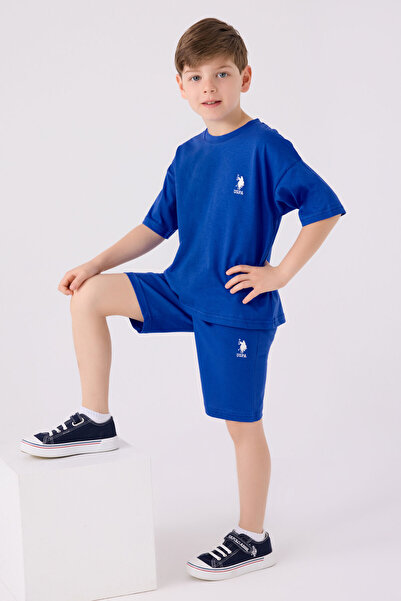 U.S. Polo Assn. Us Polo Assn. Boy - Midnight Blue Bermuda Set