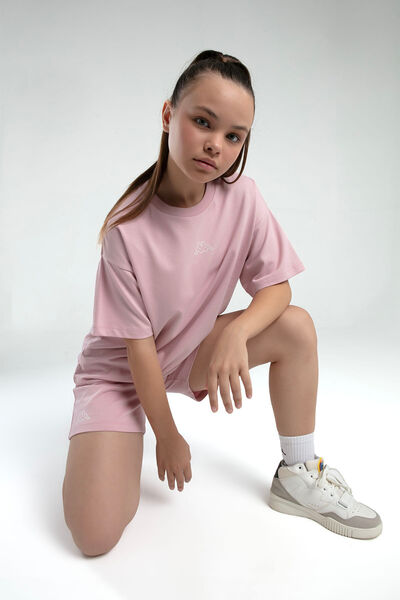 Kappa Girls' Pink Shorts Set
