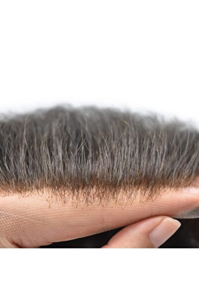 Protez Saç %100 İnsan Saçı Premium Protez Saç Siyah İsveç Tülü Full Dantel (F...