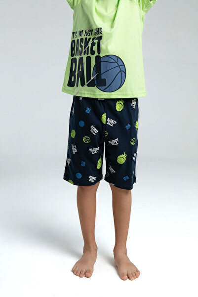 Rolypoly Boy's Green Bermuda Suit