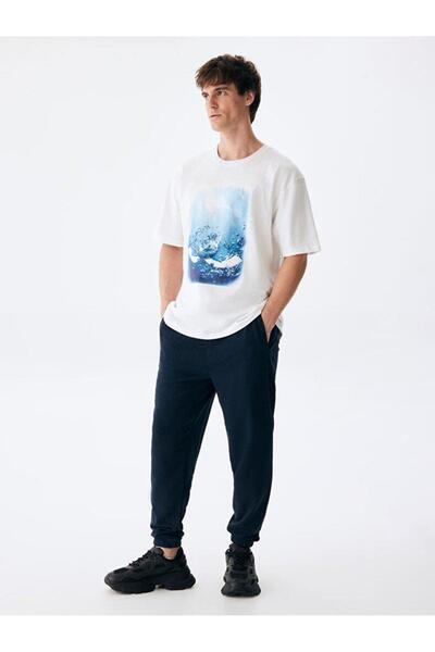 Ltb Λευκό μπλουζάκι με στάμπα με λογότυπο