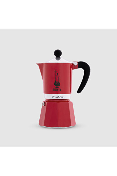 Bialetti Rainbow Moka Pot 1 Cup Kırmızı