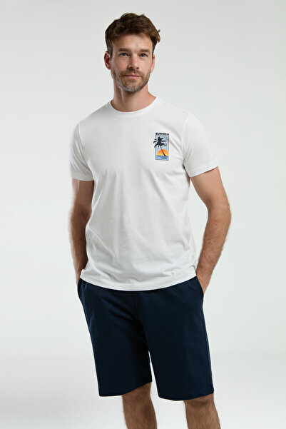 Arnetta Men's White Bermuda Suit