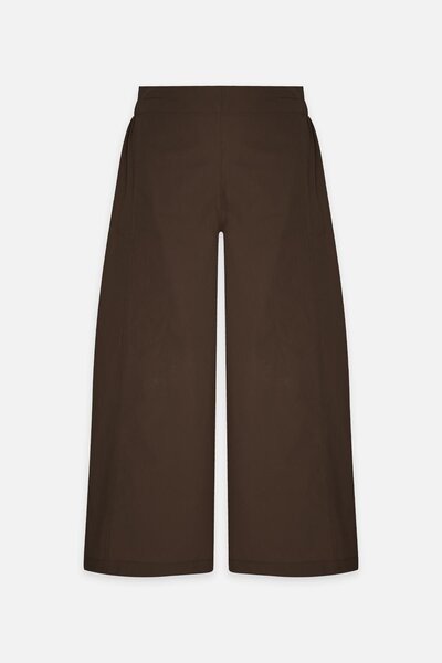 Setre Παντελόνι Capri με λεπτομέρεια από καουτσούκ στη μέση σε πικρό καφέ