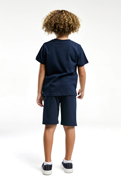 U.S. Polo Assn. Boy's Navy Blue Bermuda Suit