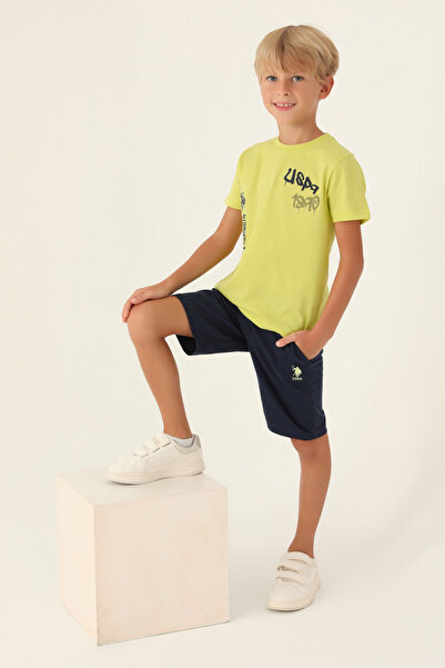 U.S. Polo Assn. U.S. Polo Assn Licensed Clothing Green Boy Bermuda Suit