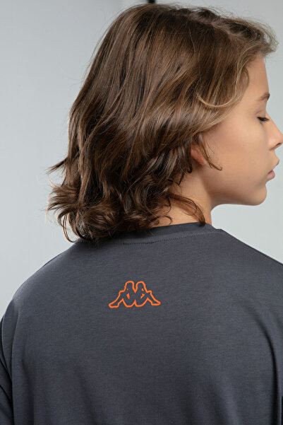 Kappa Boy's Black T-Shirt