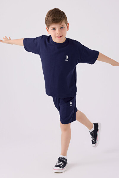 U.S. Polo Assn. Бермудський костюм для хлопчиків Us Polo Assn темно-синій