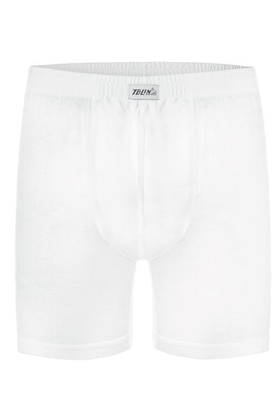 TOLIN Чоловічі білі шорти-боксери - набір з 3 штук, 100% бавовна, модель 416b