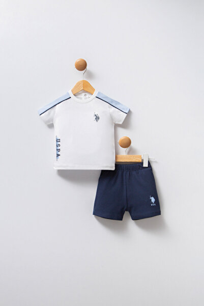 U.S. Polo Assn. U.S. Polo Assn. Baby Boy Blue Baby Set