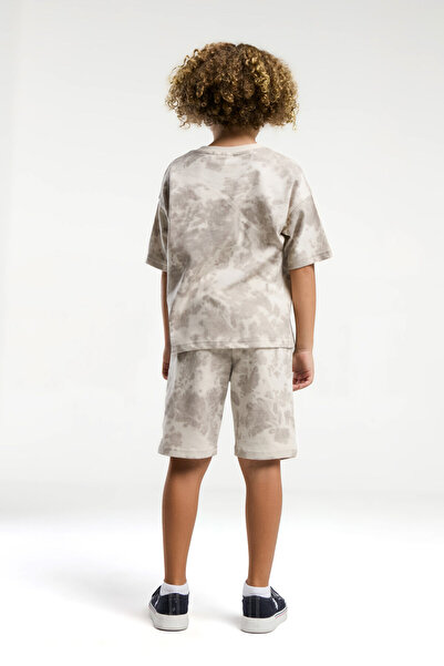 U.S. Polo Assn. BÁZIS. Polo Assn. Fiú krémszínű Bermuda öltöny