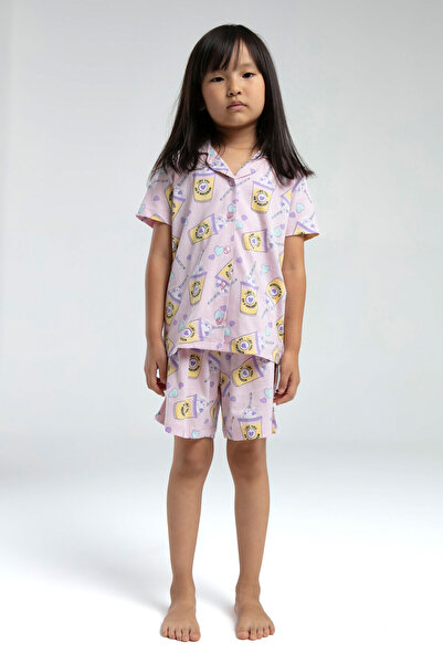 Rolypoly Kız Çocuk Pembe Şort Takım