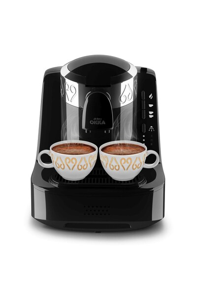Arzum Espressor turcesc | OKKA | Crom | Cupe duble | Preparare automată