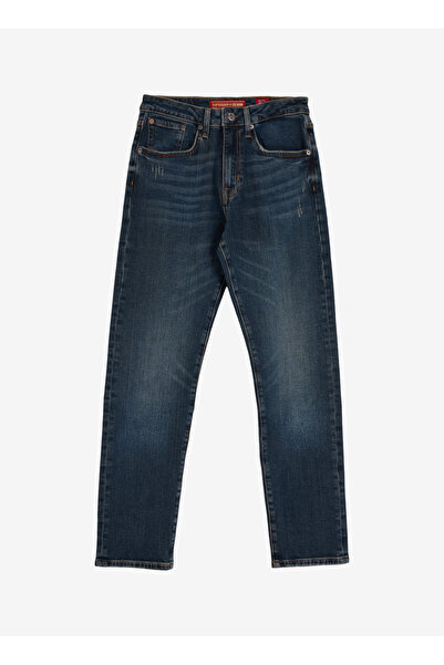 SUPERDRY Normal Bel Slim Straight Erkek Denim Pantolon M7010887AB1Q_VINTAGE SLIM STRAIGHT