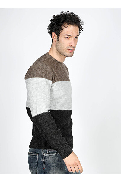 Lee Cooper Ανδρικό πλεκτό πουλόβερ Sage με λαιμόκοψη