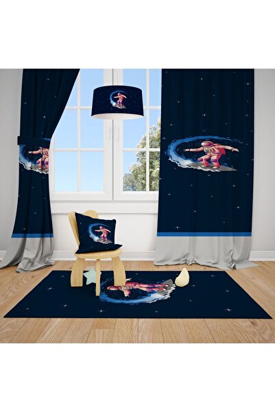 Talia Home Космічний астронавт з малюнком Дитяча та дитяча кімната Фон-штора ...