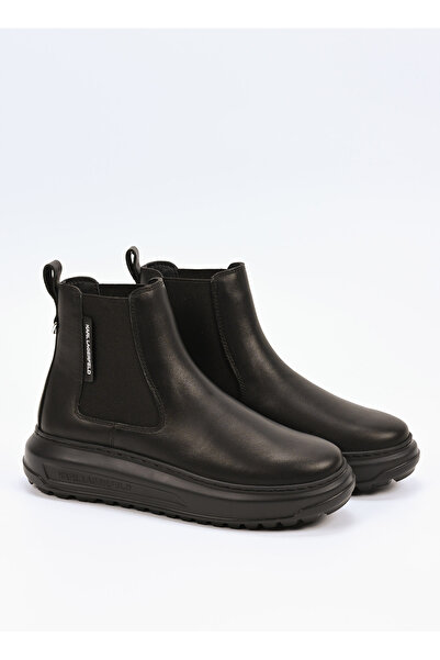 Karl Lagerfeld Siyah Kadın Deri Bot KL67564 00X