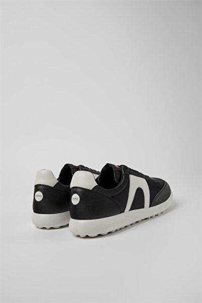 CAMPER Erkek Deri Ve Kumaş Üst Kısımlı Eva Dış Tabanlı Kumaş Astarlı Gündelik Kullanıma Uygun Siyah Casual