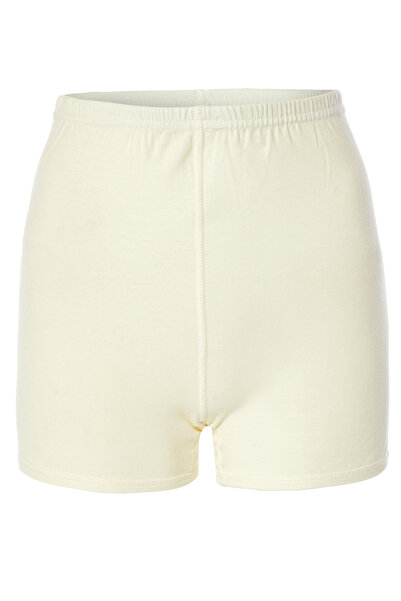 TOLIN Women's Cream Short Tights - 100% Cotton 427