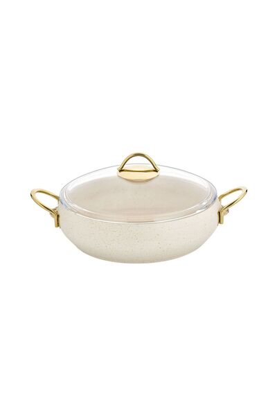 LAVONNI 24 cm Güveç Granit Basık pilav Tencere