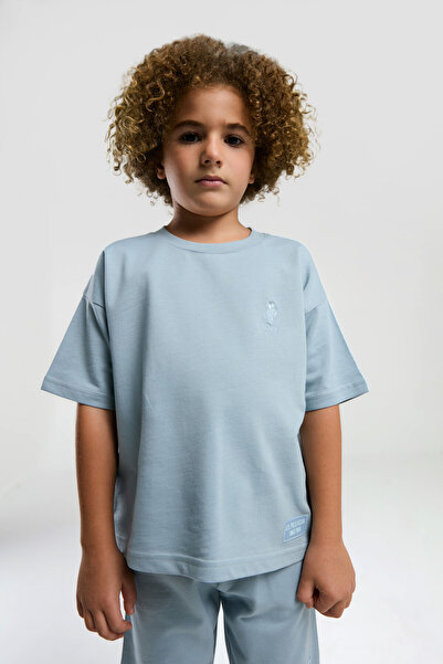 U.S. Polo Assn. BÁZIS. Polo Assn. Fiú zöld bermuda öltöny