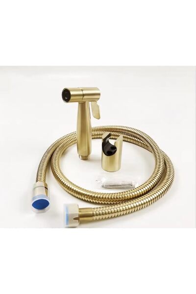 Sanlux Duș Igienic Auriu – Design Rotund, Montaj Exterior, Finisaj Elegant, vst109