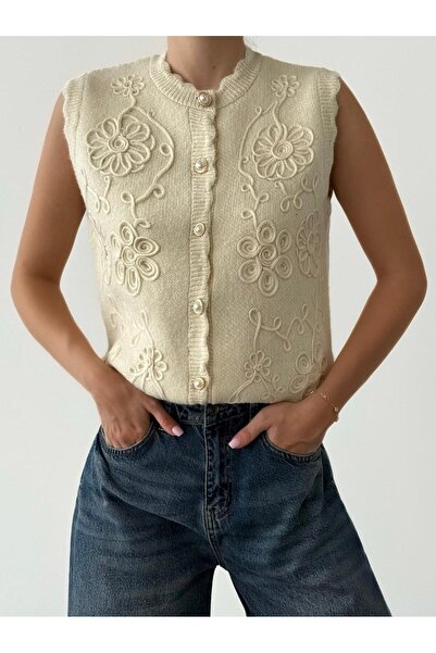 fujya Сузенаелі Золота Кнопкована Пеплум Жилетка