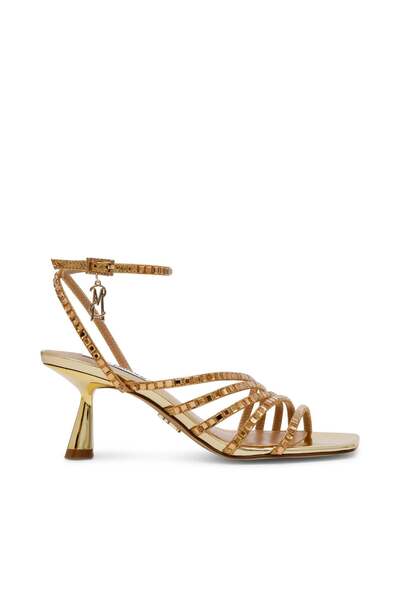Steve Madden Womens Alarah Gold Heels