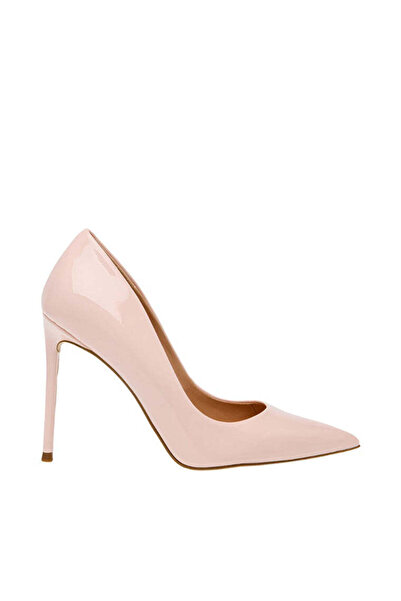 Steve Madden حذاء فالا بلَش بكعب لامع للنساء