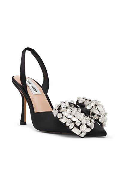 Steve Madden Womens Lovie Black Heels