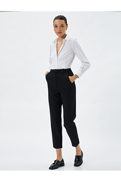 Koton Cămașă clasică cu mânecă lungă, cu nasturi, slim fit