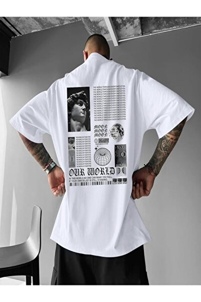 ACTIVE MODA - ΜΕΓΑΛΟ ΜΕΓΕΘΟΣ ΜΠΟΥΜΠΟΥΤΣΑ oversized ΜΕ ΣΤΑΙΡΕΜΕΝΟ ΣΧΕΔΙΟ MOOD SPACE