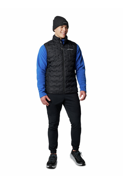 Columbia Siyah Delta Ridge II Down Erkek Kaz Tüyü Yelek 2086261010_WO4253