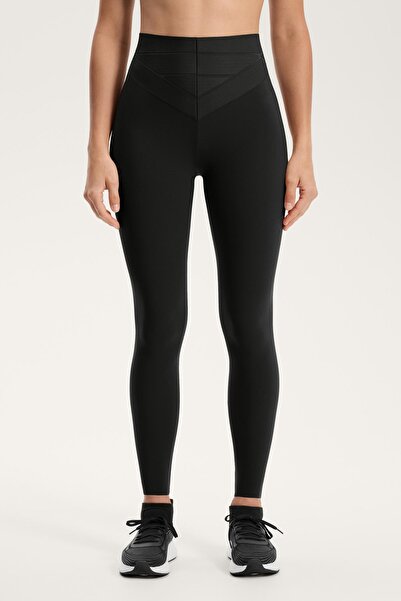 Oysho Bilek hizasında yüksek belli Compressive bloklu toparlayıcı tayt 65 cm