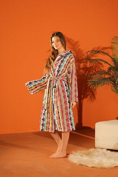 NiBU Zahara %100 Pamuk Bornoz