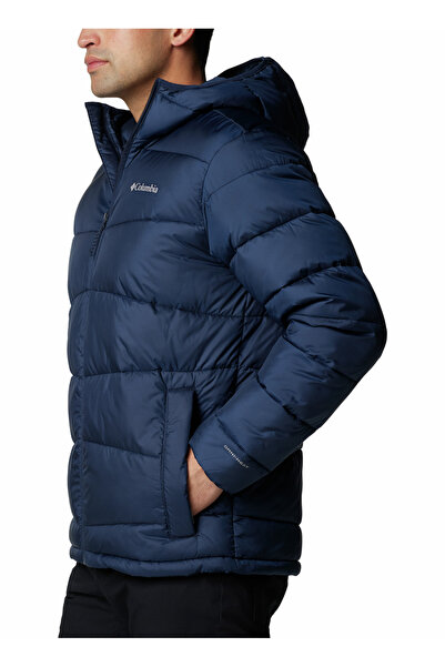 Columbia Lacivert Fivemile Butte II Kapüşonlu Erkek Mont 2086911464_WM6004