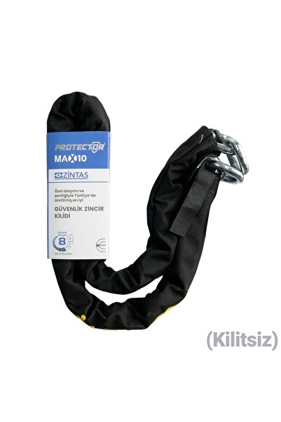 Zintaş Protector Max10 Motosiklet Kesilmez Zincir 10mm 200cm Sadece Zincir