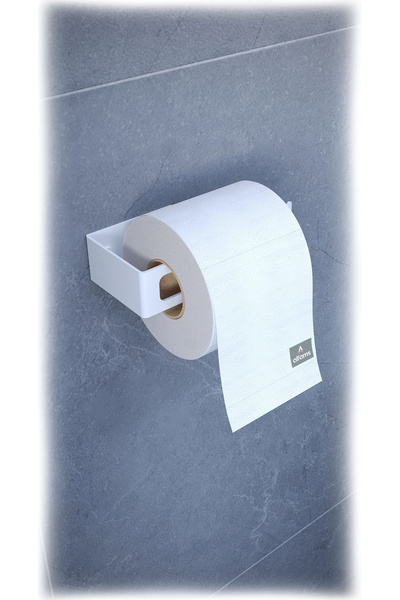 alfams by fmsa Metal Adhesive Modern Toilet Paper Holder – Wc Paper Holder, T...