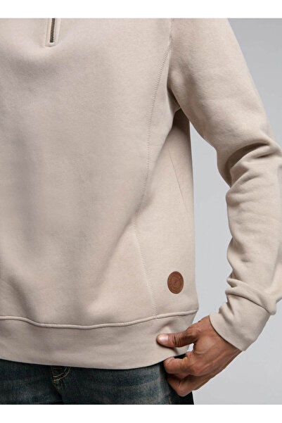 Lee Cooper Beige Men's Sweatshirt 251 Lcm 241032 Ceaser Beige