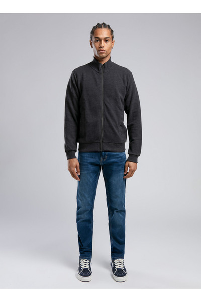 Lee Cooper Anthracite Men's Sweatshirt 251 Lcm 241044 Dreon Antrasit